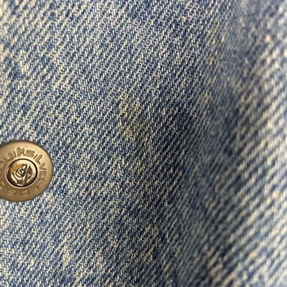 VINTAGE QUICKSILVER QSD Saltwater Denim Jacket with Pockets Size XL - Picture 6 of 15